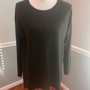Kerisma Mercerized Wool Eaton Top Green S/M
